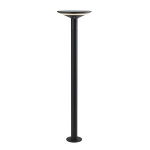 Borne solaire aluminium Aluminium Noir h80cm