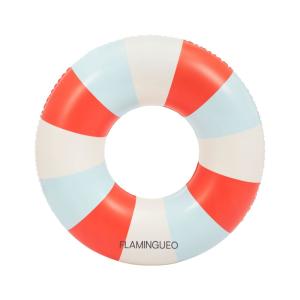 Bouée enfant gonflable double valve PVC donut multicolore