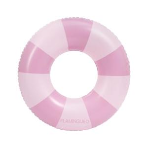 Bouée enfant gonflable double valve PVC donut rose