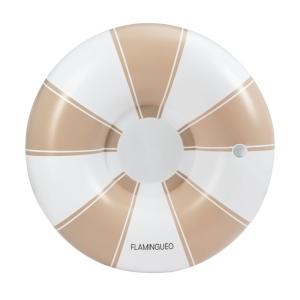 Bouée gonflable avec filet PVC donut beige