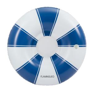 Bouée gonflable avec filet PVC donut bleu