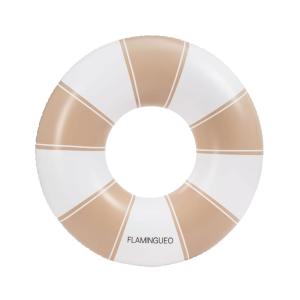 Bouée gonflable PVC donut beige