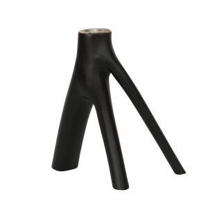 Bougeoir  en bois noir