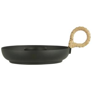 Bougeoir Métal Noir 12X15