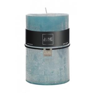 Bougie cylindrique 120H Azur 10x10x15 cm