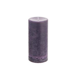 Bougie cylindrique violette H15