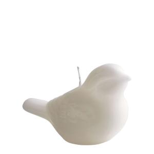 Bougie décorative parfumée Oiseau - Blanc