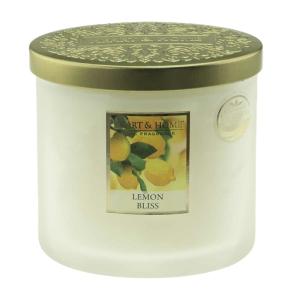 Bougie ellipse senteur citron d'amalfi