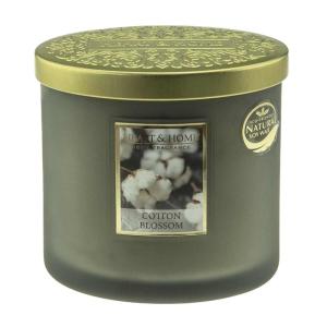 Bougie ellipse senteur fleurs de coton