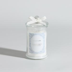 Bougie en verre parfum nuage de coton