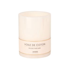 Bougie lanterne parfumée blanche H15, 1020g
