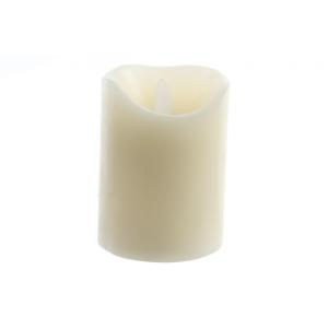 Bougie LED ivoire 7,5x12cm