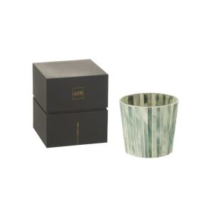 Bougie parfumée bleu clair 12x12x11.5 cm