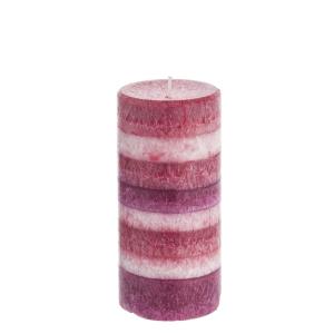 Bougie parfumée cylindrique rose H15