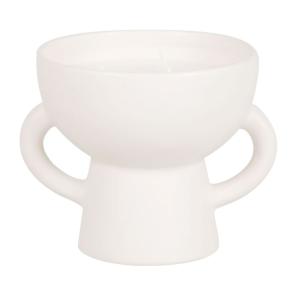 Bougie parfumée en céramique blanche