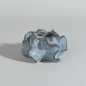 Bougie parfumée en céramique bleu ardoise