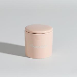 Bougie parfumée en céramique rose