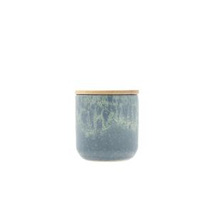 Bougie parfumée en cire de colza bleu foncé  H7cm