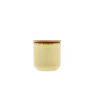 Bougie parfumée en cire de colza jaune  H7cm