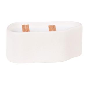 Bougie parfumée en dolomite blanche