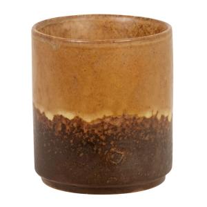 Bougie parfumée en porcelaine marron