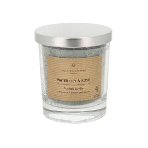 Bougie parfumée en stéarine  vert foncé H10cm