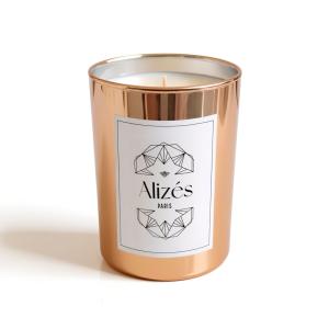 Bougie parfumée naturelle – Cire d'abeille 180g – Ambre & R…
