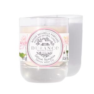 Bougie parfumée naturelle délicat nymphéa