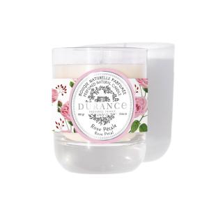 Bougie parfumée naturelle rose pétale