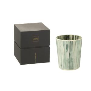 Bougie parfumée Noa bleu 12.5x12.5x15.5 cm