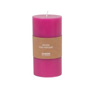 Bougie parfumée rose fuchsia 7x14