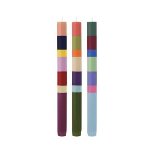Bougies Cire Multicolore 2X2