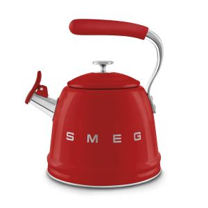 Bouilloire sifflante vintage 2,3L rouge Smeg