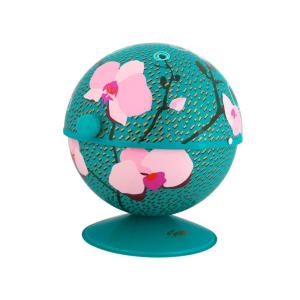 Boule à sucre  bleu turquoise métal 13 x 13 x 14 cm