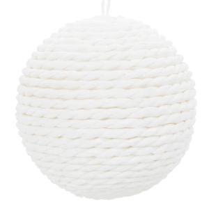 Boule de Noël en corde tressée