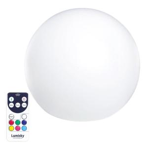 Boule lumineuse sans fil Polyéthylène Blanc D40CM