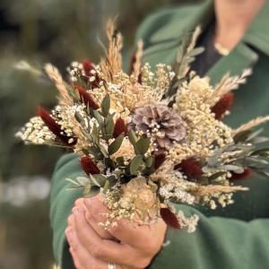 Bouquet de fleurs séchées Pia Taille S