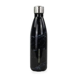 Bouteille 500 ml isotherme marbree noire