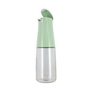 Bouteille d'huile 500ml en verre et plastique vert
