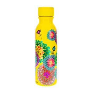 Bouteille isotherme 60 cl  jaune silicone 24 x 7 x 7 cm