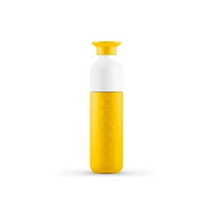 Bouteille isotherme en acier inoxydable jaune 350 ml