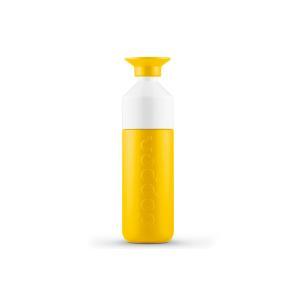 Bouteille isotherme en acier inoxydable jaune 580 ml