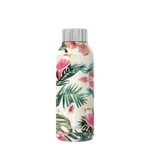 Bouteille isotherme   jungle flora 51 cl en inox  décoré