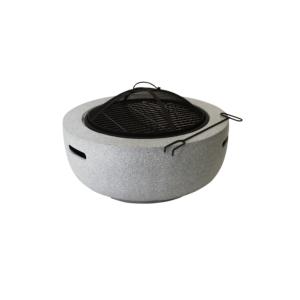 Brasero barbecue rond aspect pierre D60cm