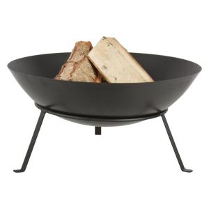 Braséro extérieur sur pied design chic 50 cm noir