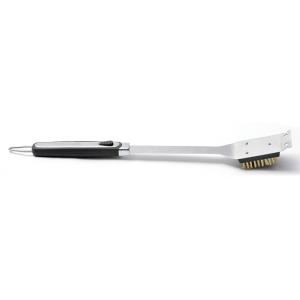 Brosse de nettoyage pour barbecue en inox avec poignée soup…
