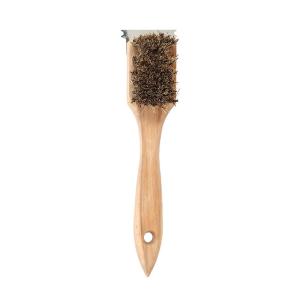 Brosse nettoyage barbecue 3 en 1 bois