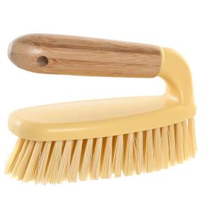 Brosse vaisselle bambou et plastique 14.5x6.5x10cm