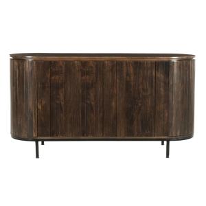 Buffet 180 cm en bois massif brun