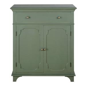 Buffet 2 portes 1 tiroir vert kaki L85